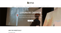 Desktop Screenshot of lifepathchurch.org